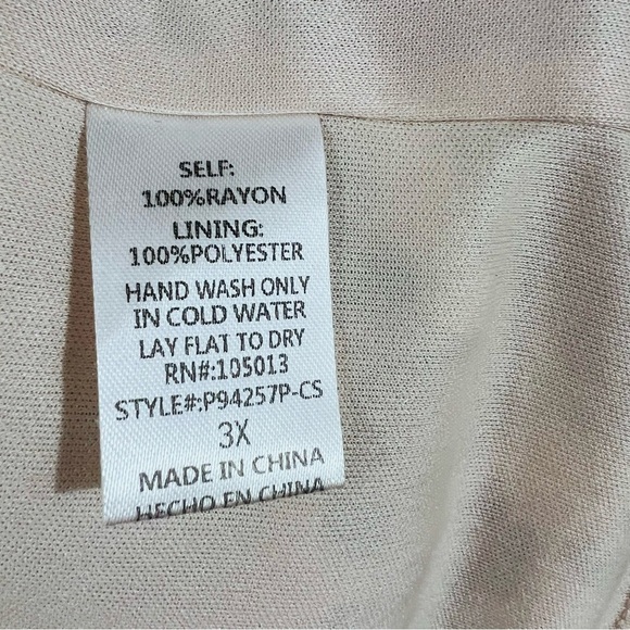 Savanna Jane Plus Size Stepping Ahead Leopard Print Short Sleeve Dress Size 3X - Picture 9 of 9